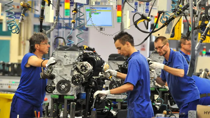 Provoz Hyundai Mobis v průmyslové zóně  v Nošovicích