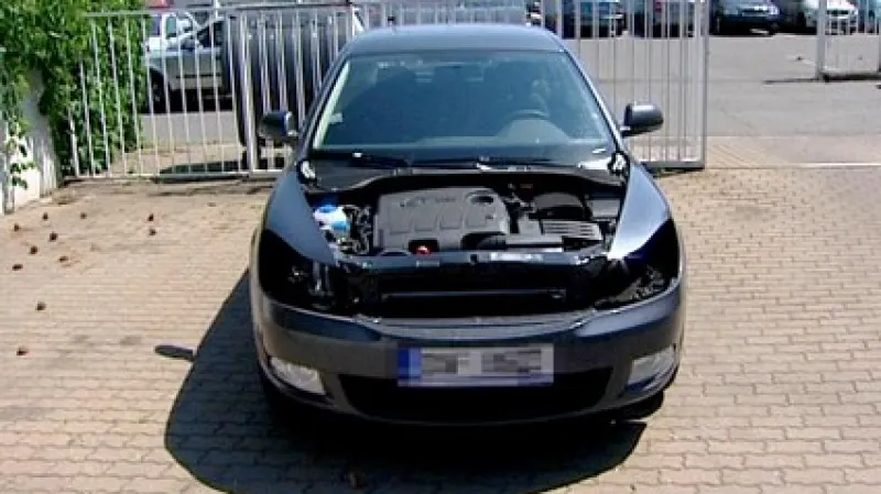 Auto okradené o náhradní díly