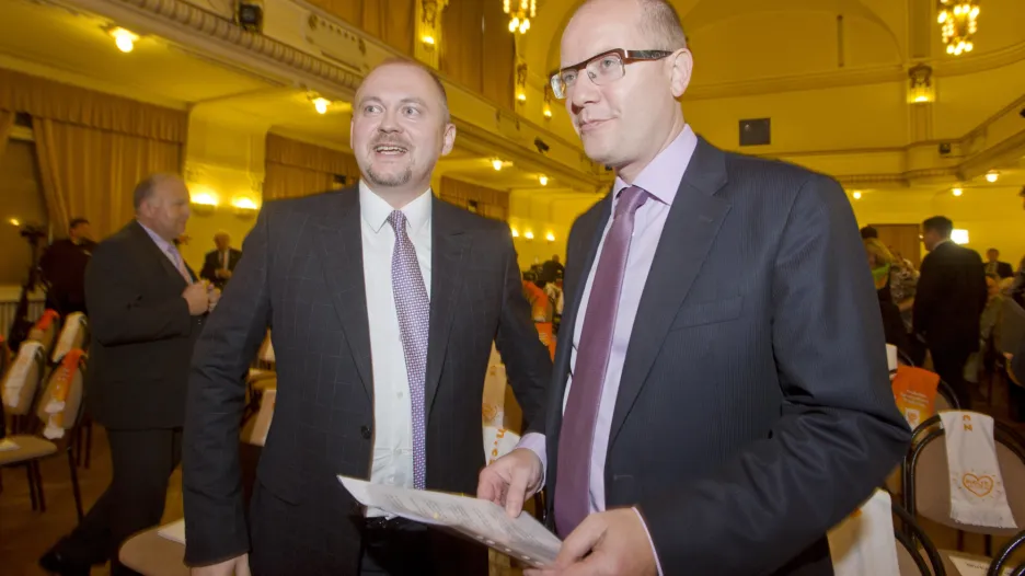Michal Hašek a Bohuslav Sobotka