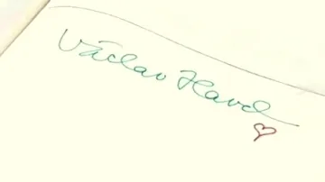 Podpis Václava Havla
