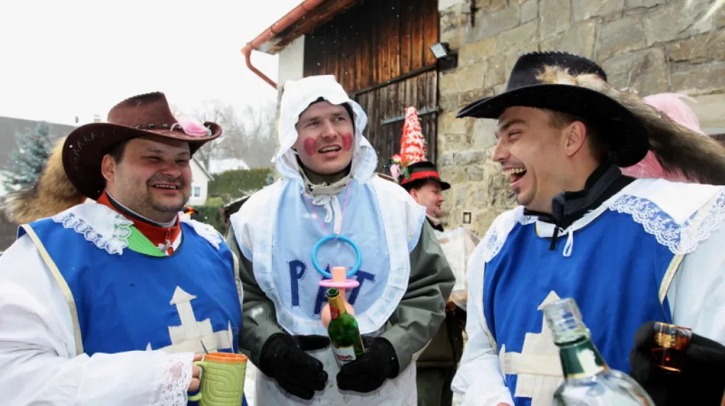 Masopustní průvod - Boubská u Vimperka