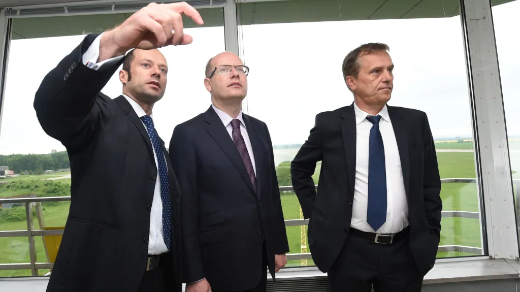 Pavel Beran, Bohuslav Sobotka a Jiří Rozbořil