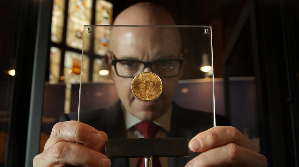 Zlatá mince Double Eagle