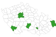 Ministerstvo představilo první mapu semaforu rizika nákazy v Česku, v devíti okresech platí I. stupeň