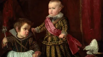 Diego Velázquez / infant Baltazar Karel s liliputánem, 1631-32