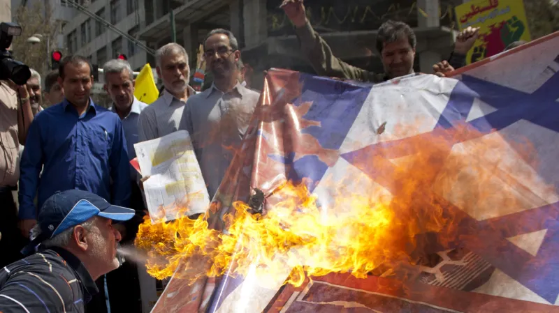 Protiizraelská demonstrace v Teheránu