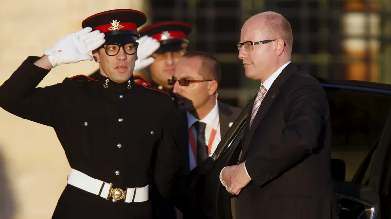 Bohuslav Sobotka na maltském summitu