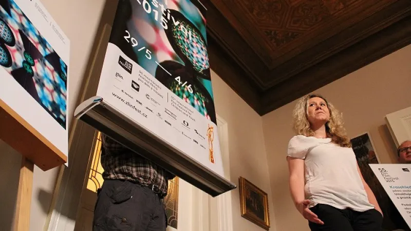 Programová ředitelka Zlín Film Festivalu Markéta Pášmová, za vizuálem 55. ročníku se skrývá jeho autor Petr Nikl