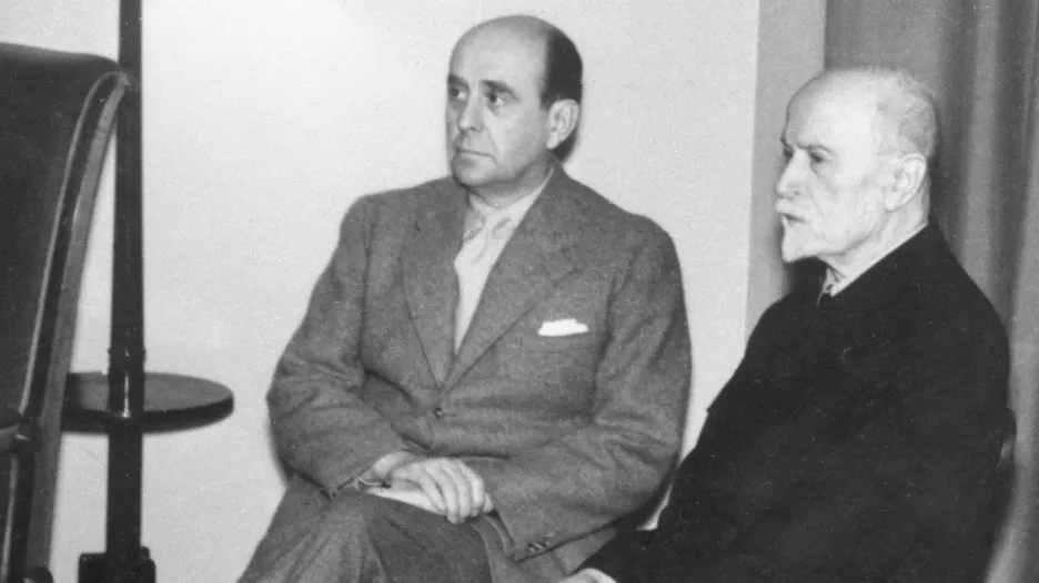 Jan Masaryk a Tomáš Garrigue Masaryk