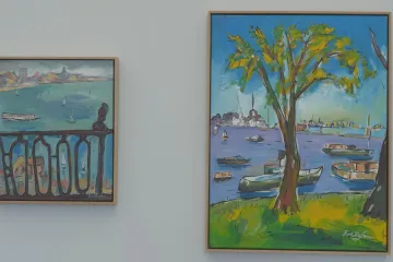 Bob Dylan dovezl do Provence své obrazy i železniční vagon