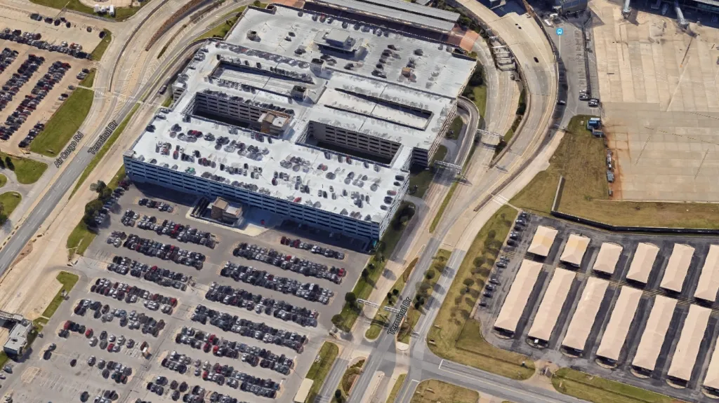 Parkoviště u letiště Will Rogers World Airport