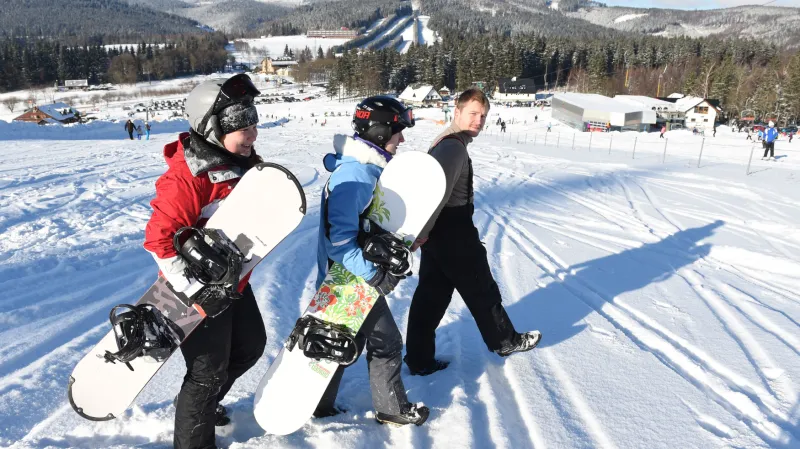 Lyžování v Jesenících