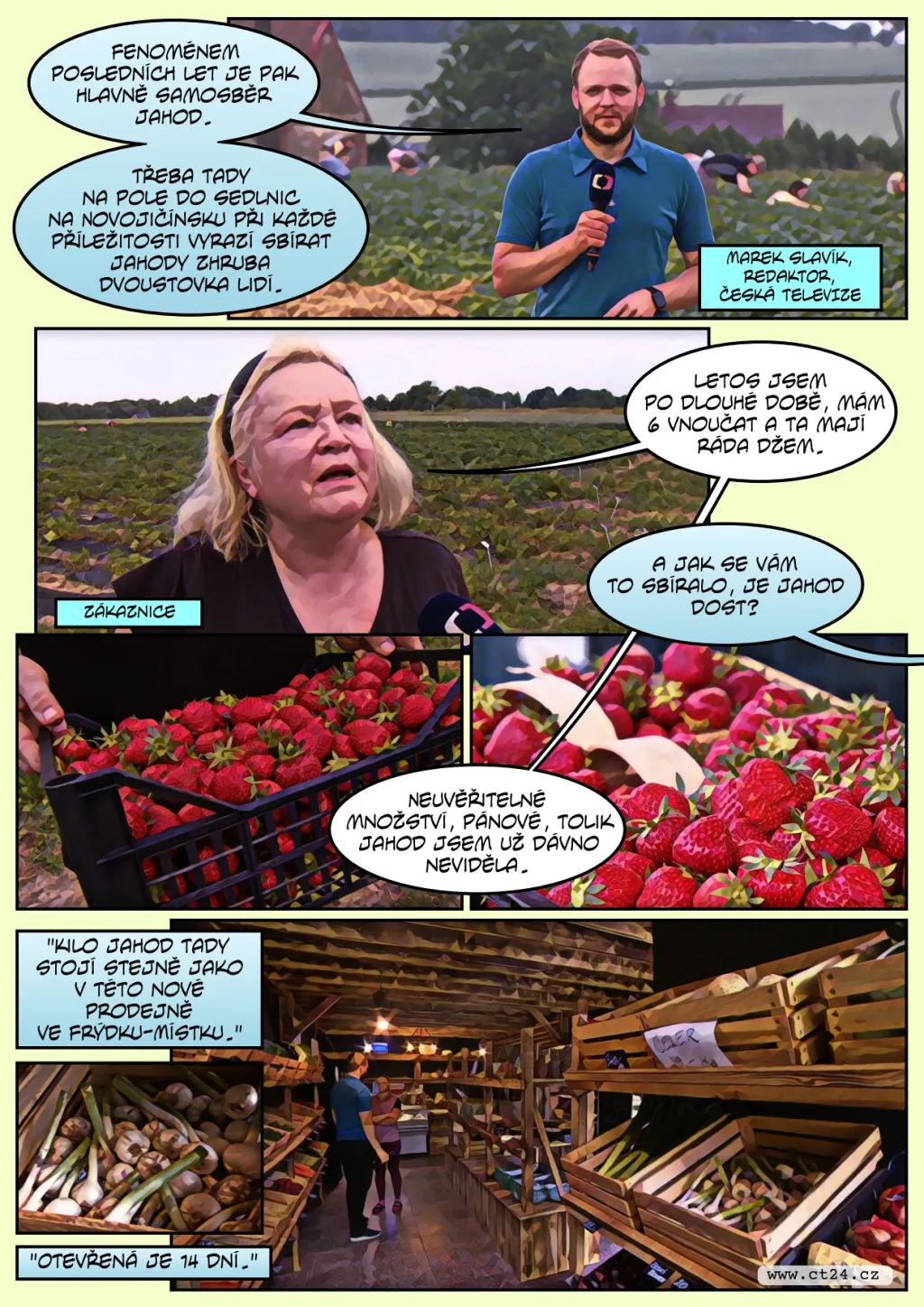 Lidé chtějí ušetřit za ovoce a zeleninu, a tak je sbírají sami