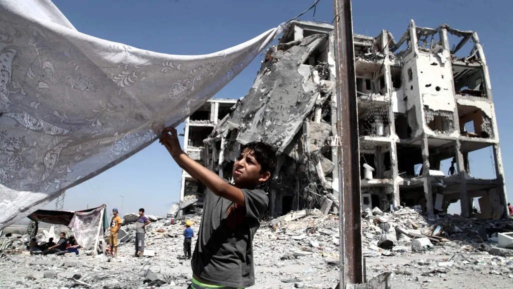 Mnoho míst v Pásmu Gazy nese ničivé následky války