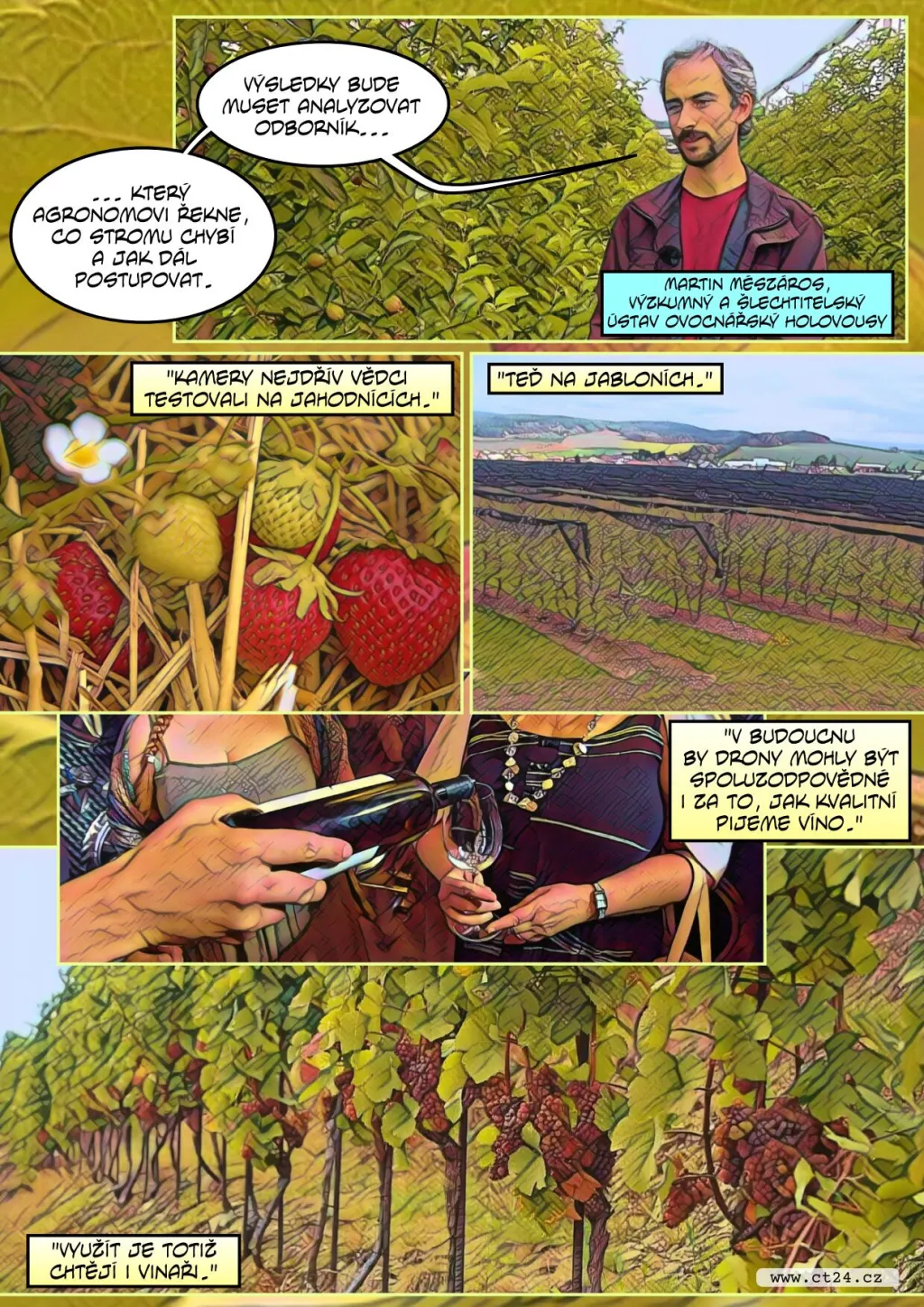 Laserové drony pomáhají zemědělcům