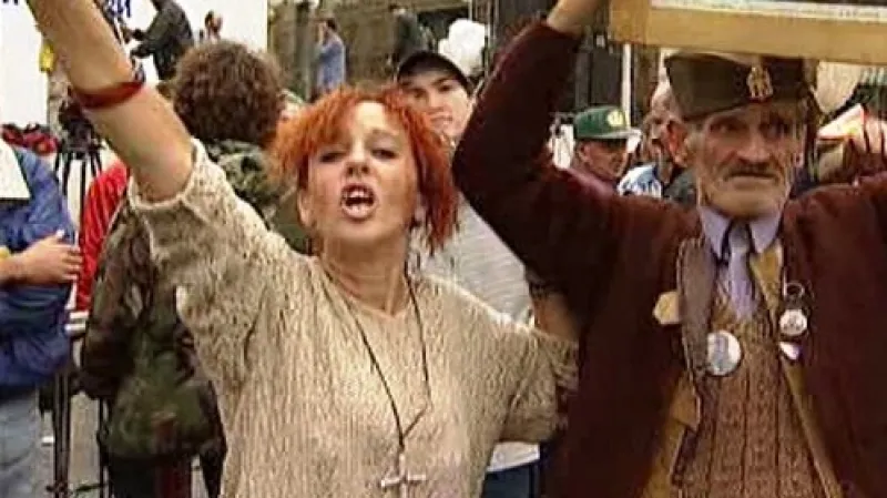 Protesty proti bombardování Jugoslávie