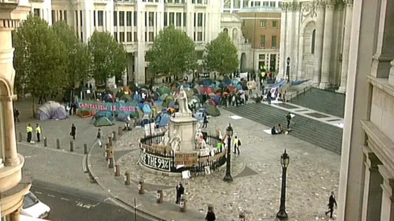 Tábor demonstrantů Okupujte Londýn