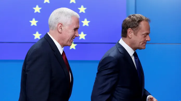 USA své evropské spojence nezradí, zdůraznil Pence v Bruselu