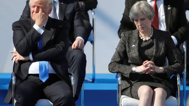 Donald Trump a Theresa Mayová