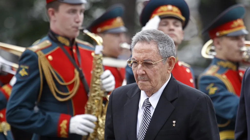 Raúl Castro v Moskvě