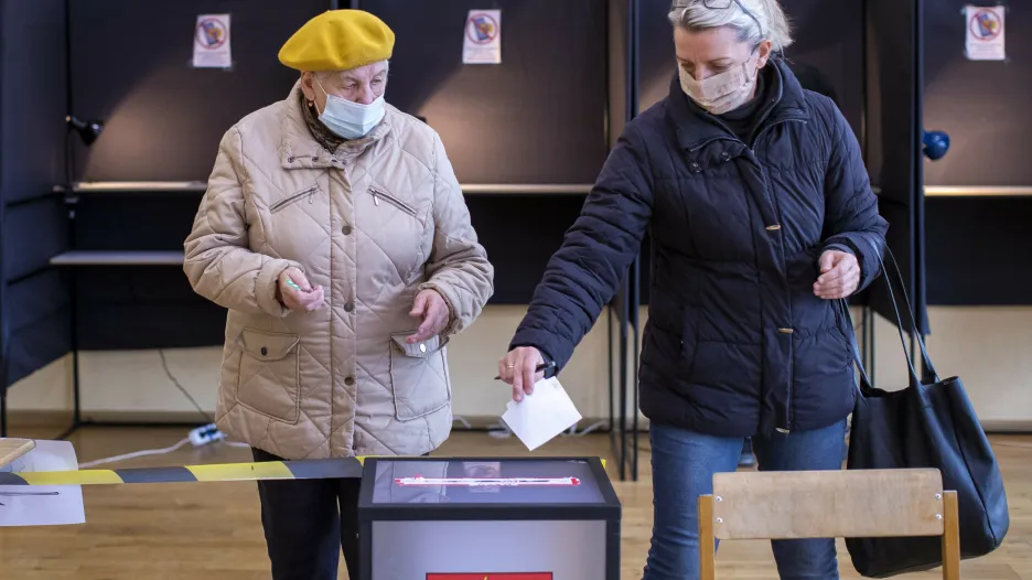 Parlamentní volby ve Vilniusu v Litvě