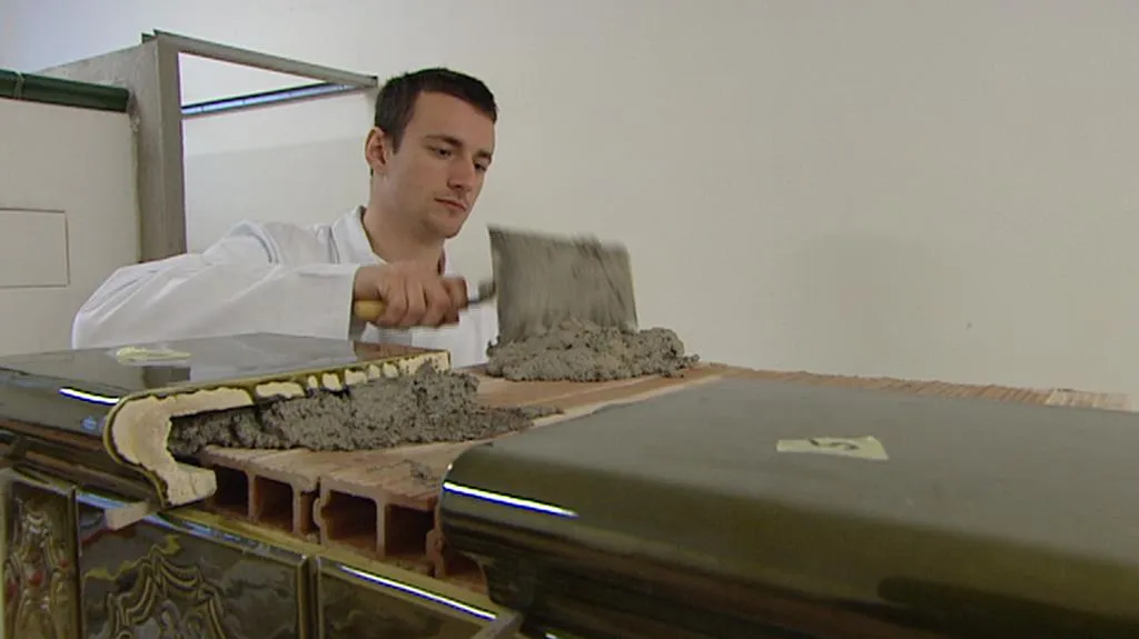 Michal Podsedník při práci