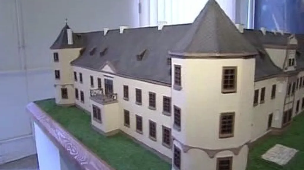 Maketa sokolovského zámku