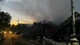 Důsledky ruského dronového útoku na Černihiv