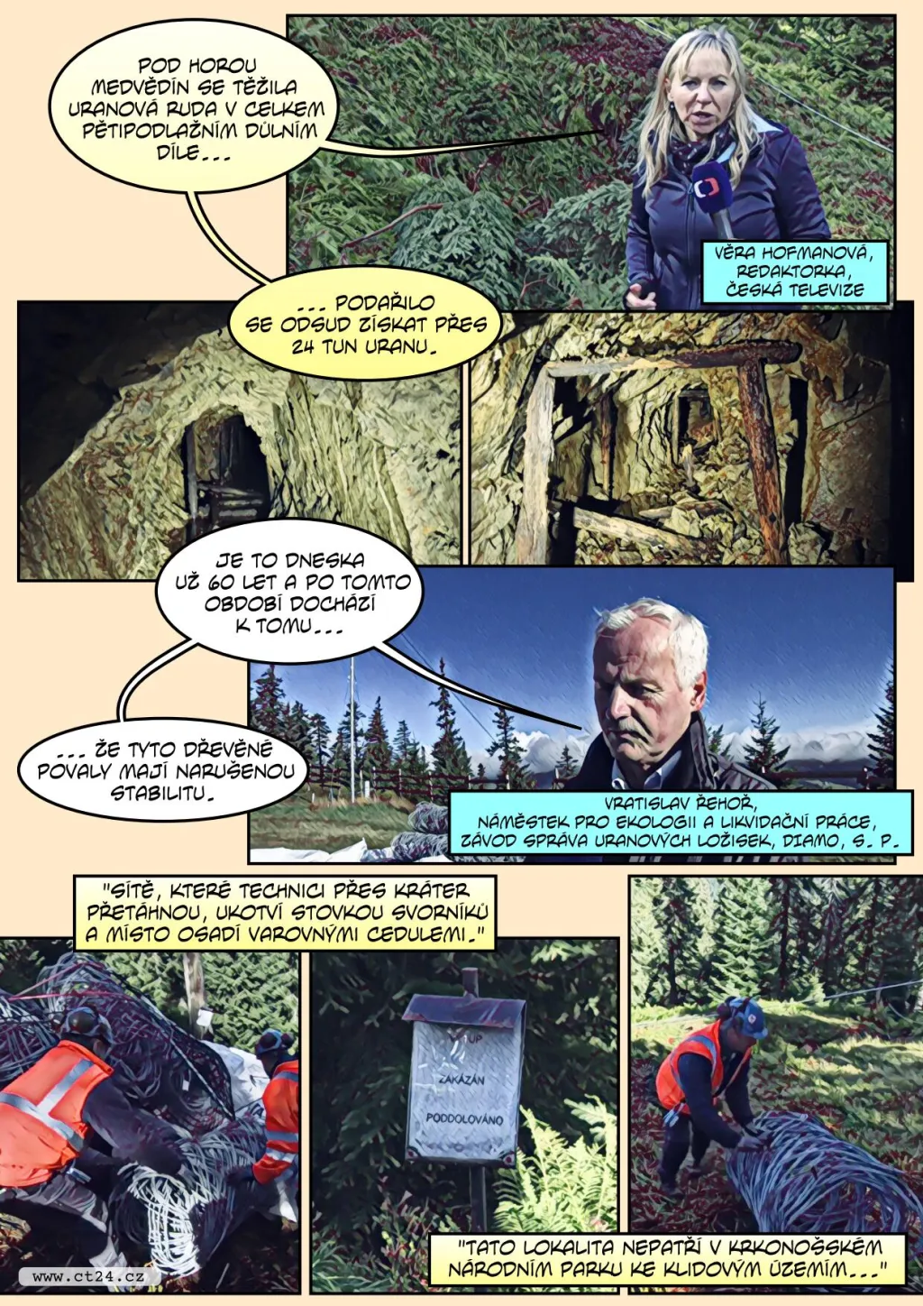 V Krkonoších se objevily propady do dolu