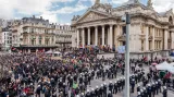 Demonstrace proti terorismu v belgické metropoli