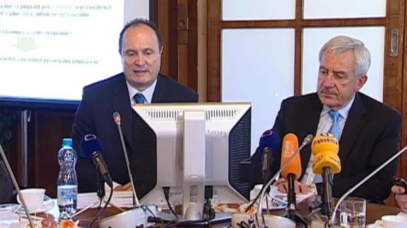 Tisková konference ministerstva zdravotnictví