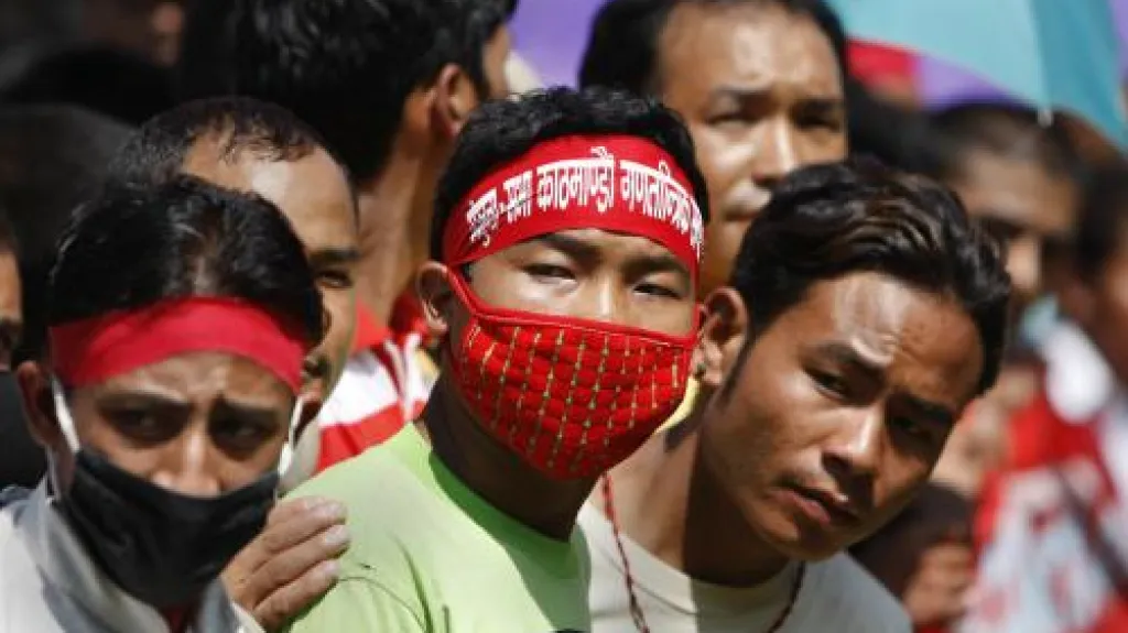 Demonstrace v Nepálu