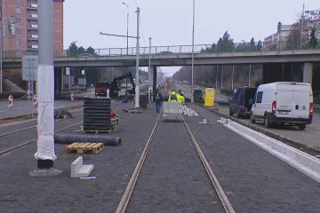 Modernizace tramvajové trati v Olomouci za čtvrt miliardy nabírá zpoždění