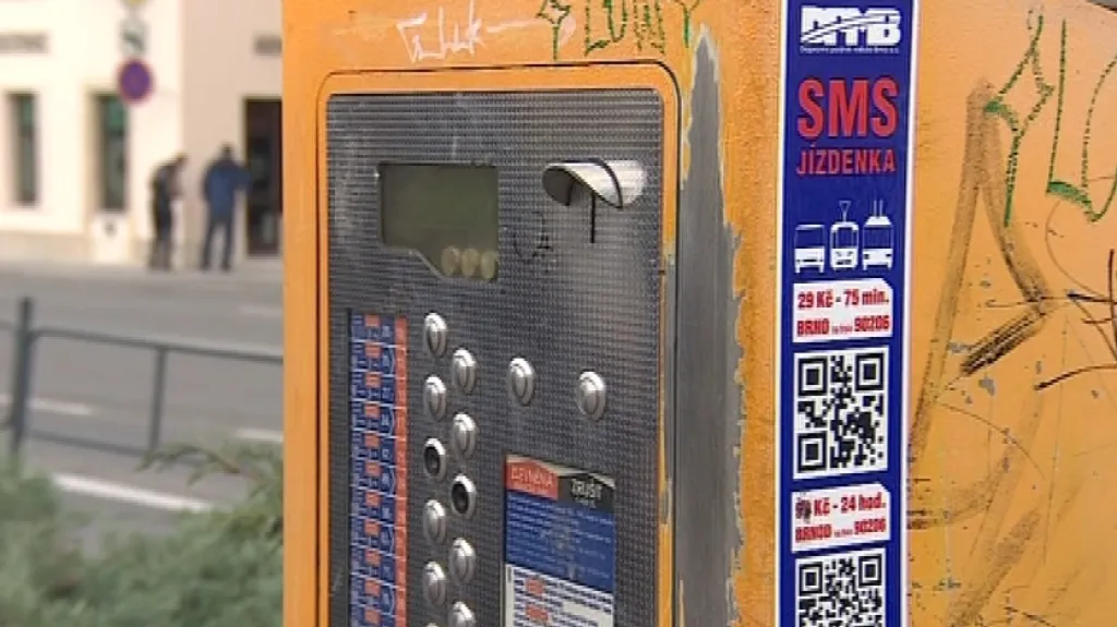Automat a sms jízdenka