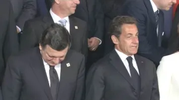 Nicolas Sarkozy na summitu NATO