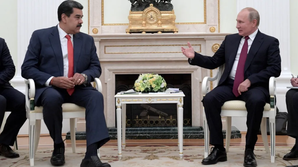 Nicolas Maduro a Vladimir Putin