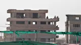 Budova u kábulského letiště, kde zaútočil Taliban