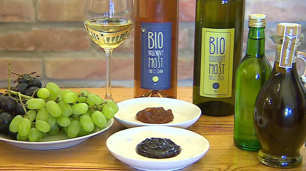 Produkty z odpadu při výrobě vína