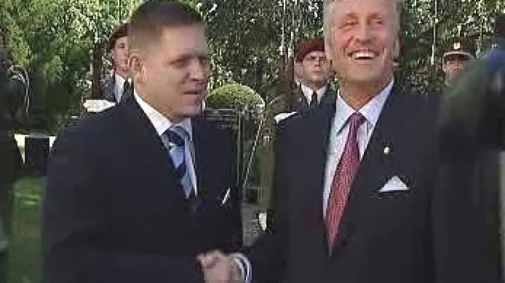 Premiéři Topolánek a Fico