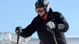 Vladimir Putin na lyžích v Soči