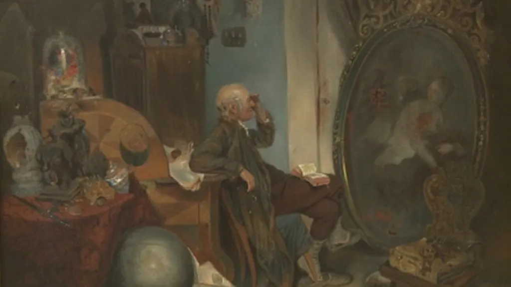 Quido Mánes / Starožitník (detail)