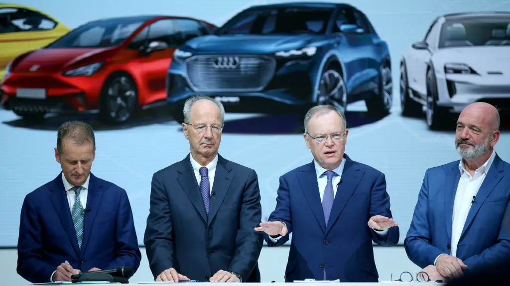 Z tiskové konference Volkswagenu o investicích