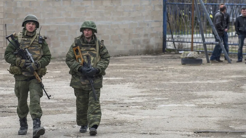 Ruští vojáci na Krymu