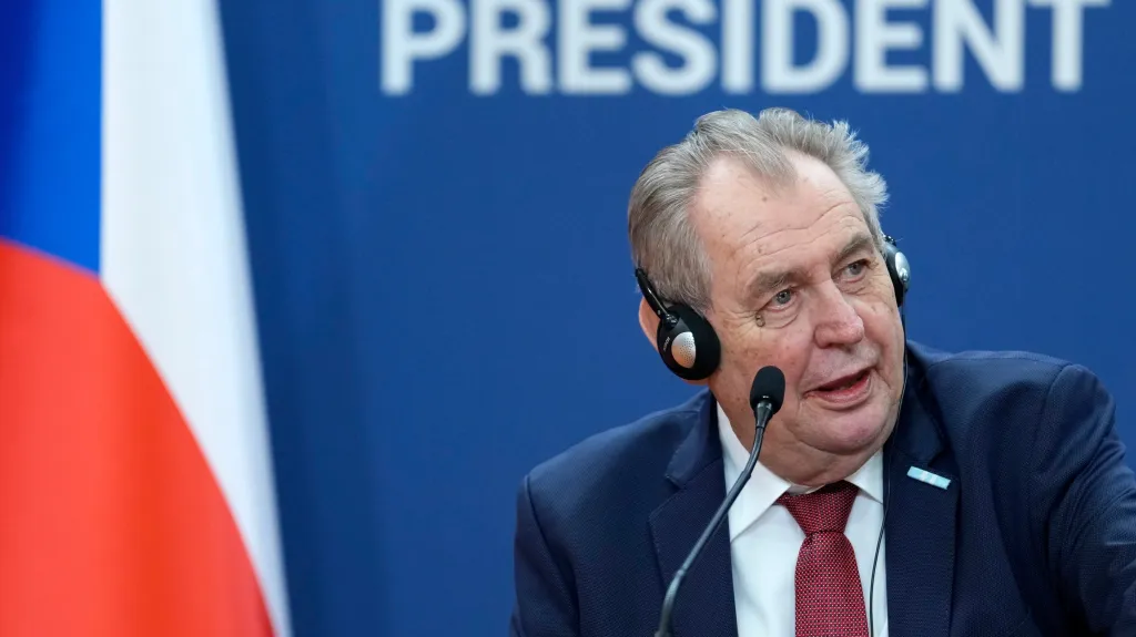 Prezident Miloš Zeman na návštěvě Srbska