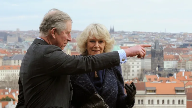 Charles a Camilla na návštěvě Prahy 20. března 2010