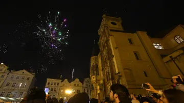 Novoroční oslavy v Praze