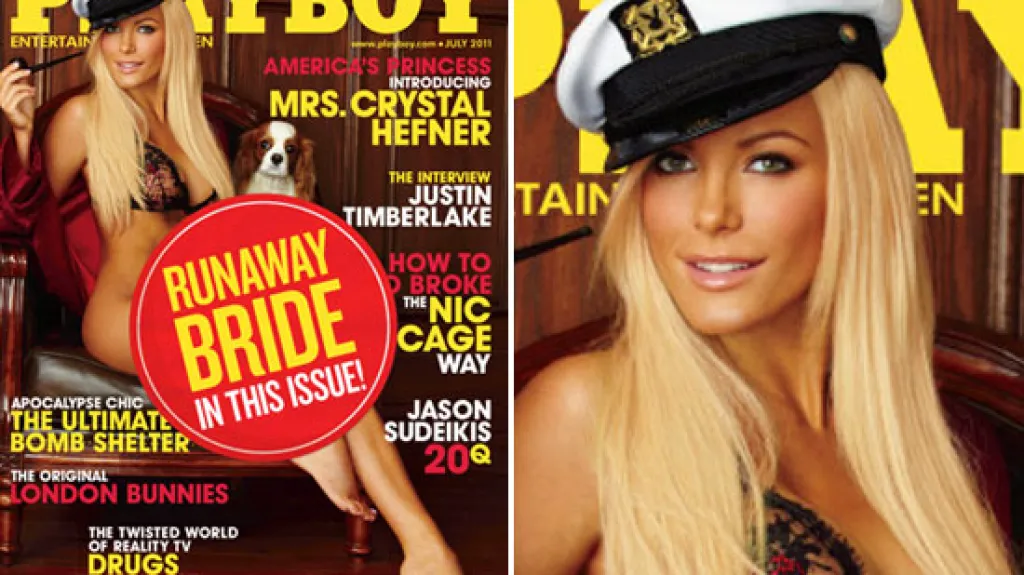 Nevěsta na útěku na obálce Playboye