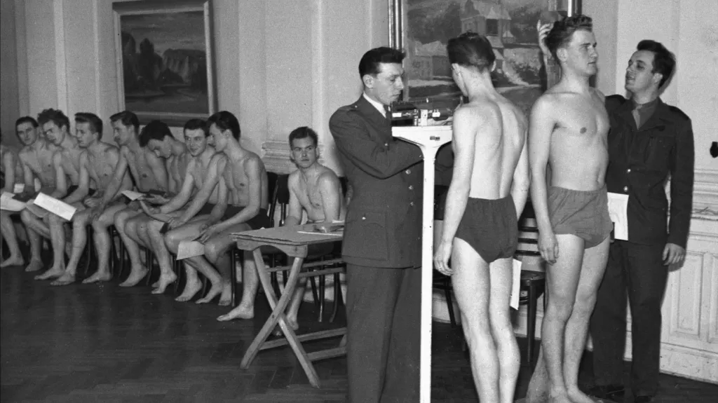 Odvod branců v březnu 1951