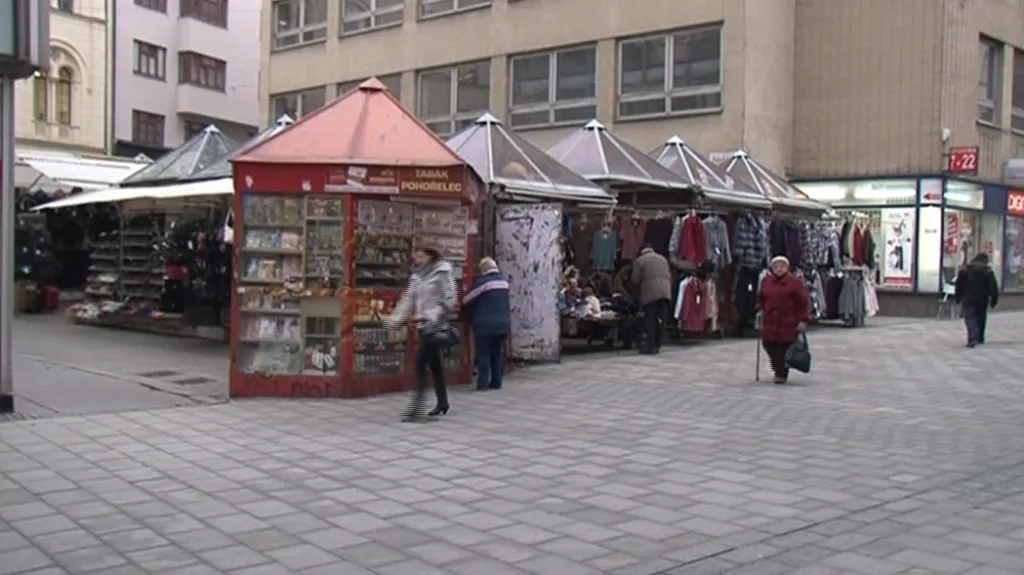 Tržnice v nejkratší brněnské ulici Pohořelec