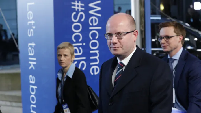Premiér Sobotka na evropském summitu v Göteborgu